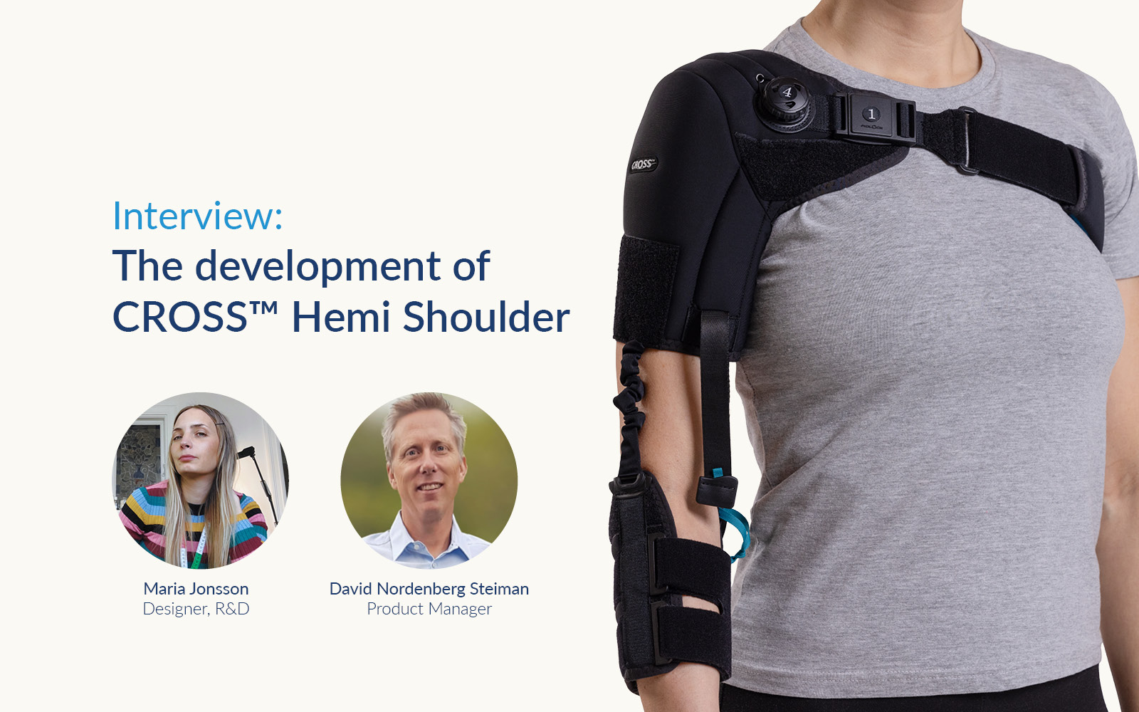 CROSS™ Hemi Shoulder – new textile shoulder orthosis!